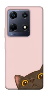 Чехол на Infinix Note 30 Pro Peeping cat фото 1 из 1