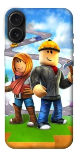 Чехол на Apple iPhone 16 Plus Roblox Builder Adventure фото 1 из 1