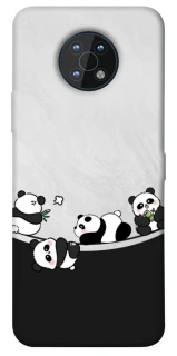 Чохол на Nokia G50 Four pandas фото 1 з 1