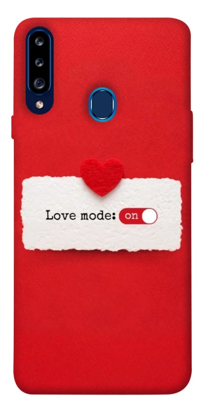Чехол на Samsung Galaxy A20s Love Mode ON фото 1 из 1