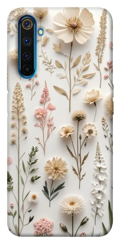 Чохол на Realme 6 Pro Floral design ver.1 фото 1 з 1