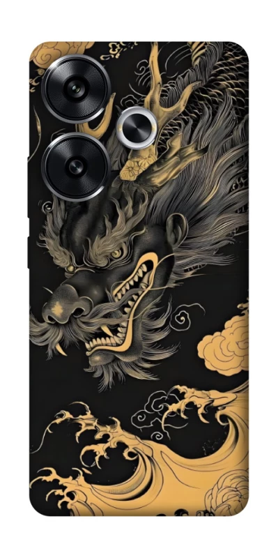 Чохол на Xiaomi Poco F6 gold dragon фото 1 з 1