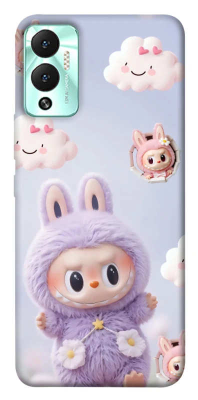 Чохол на Infinix Hot 12 Play Labubu & clouds фото 1 з 1