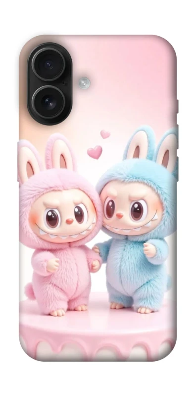 Чохол на Apple iPhone 16 Labubu Twins фото 1 з 1