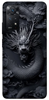 Чехол на Xiaomi Redmi Note 12 Pro 4G black dragon фото 1 из 1