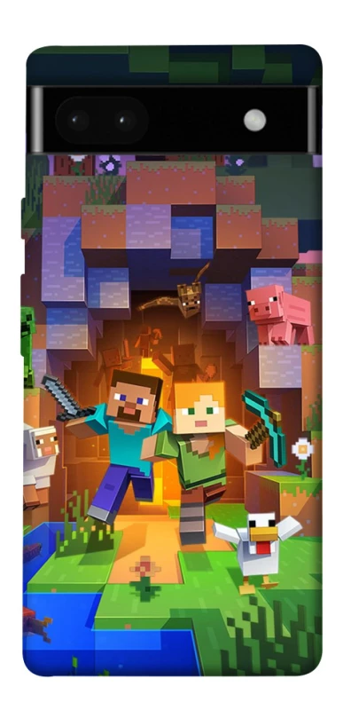 Чехол на Google Pixel 6a Minecraft game фото 1 из 1