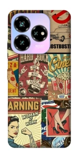 Чехол на ZTE Nubia V60 Desing Retro collage ver.2 фото 1 из 1