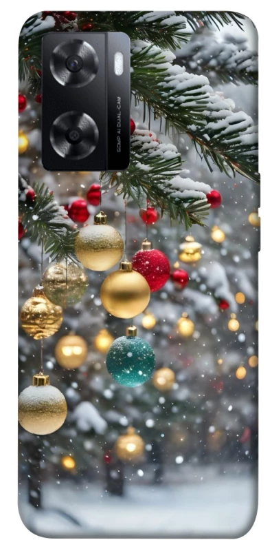 Чохол на Oppo A57s Новорічний v48 фото 1 з 1