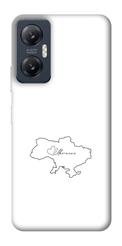 Чохол на Infinix Hot 20 5G Ukraine map фото 1 з 1