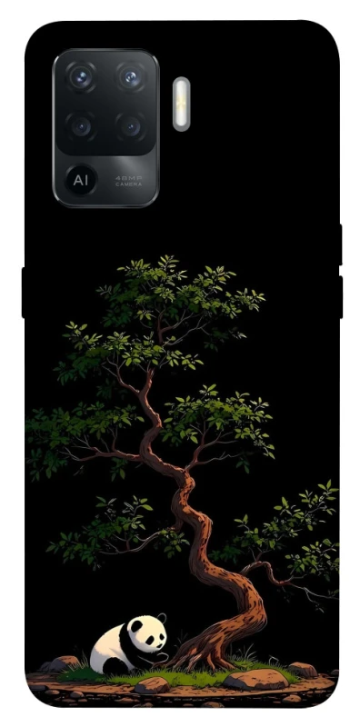 Чохол на Oppo Reno 5 Lite Panda and tree фото 1 з 1