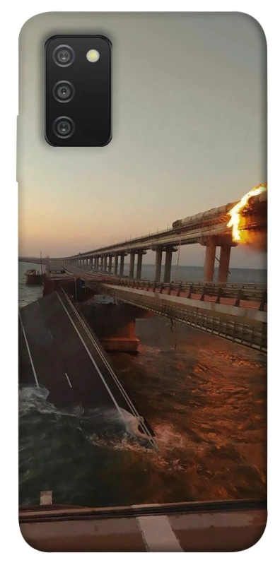 Чохол на Samsung Galaxy A03s Кримський міст втомився фото 1 з 1