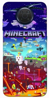 Чехол на Nokia G20 / G10 / 6.3 Minecraft world фото 1 из 1