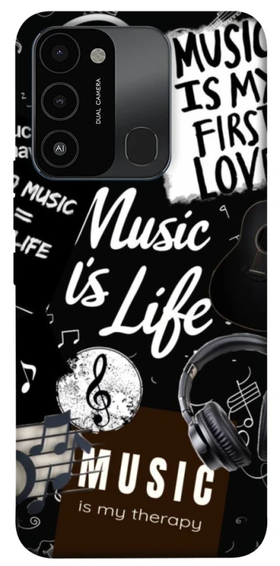 Чохол на TECNO Spark 8C Music is Life фото 1 з 1