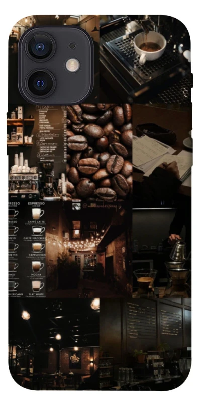 Чехол на Apple iPhone 12 (6.1") Coffee collage ver.1 фото 1 из 1