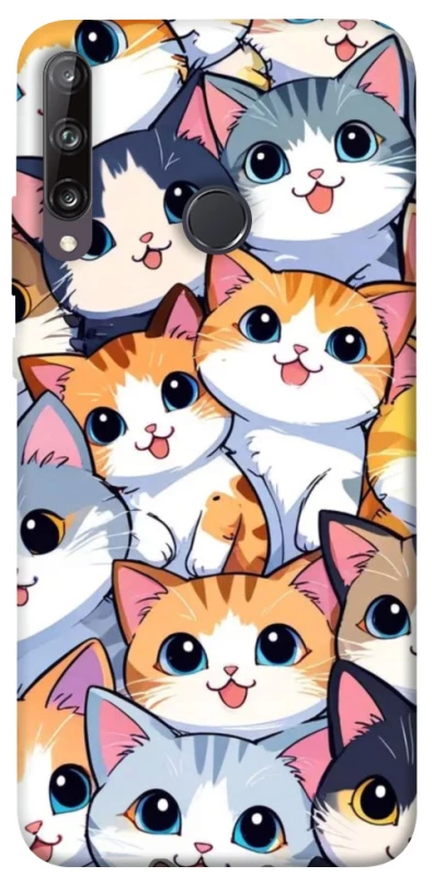 Чехол на Huawei P40 Lite E Cute Cat v2 фото 1 из 1