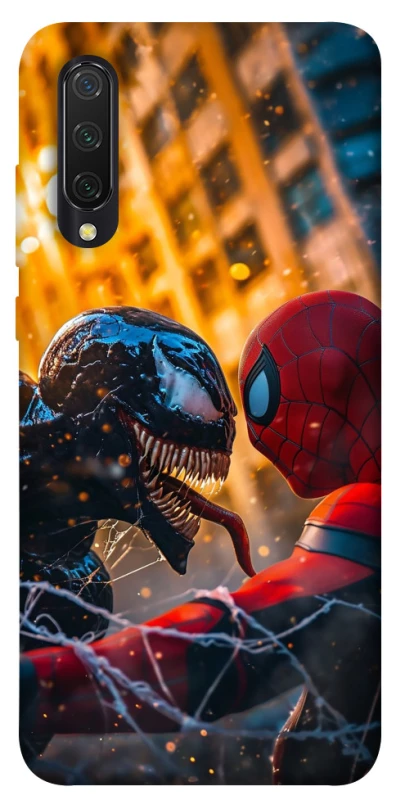 Чехол на Xiaomi Mi CC9 / Mi 9 Lite Venom vs Spiderman фото 1 из 1