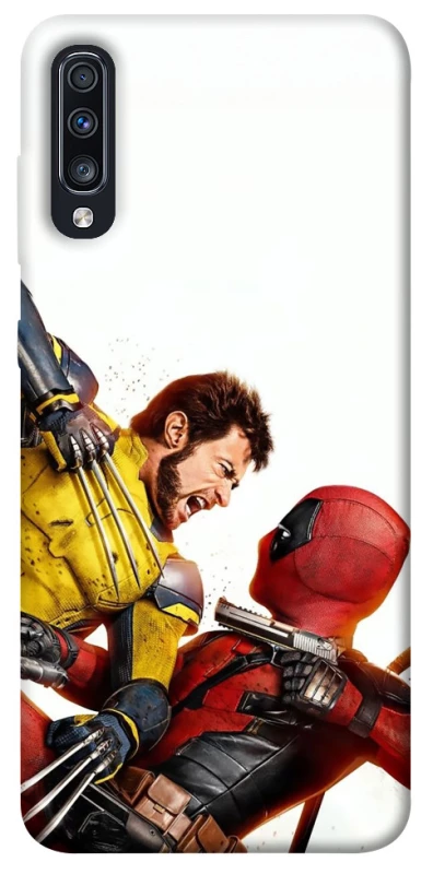 Чехол на Samsung Galaxy A70 (A705F) Deadpool and Wolverine фото 1 из 1