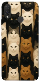 Чехол на Huawei P Smart+ (nova 3i) Colorful Cat Collage фото 1 Чехол на Huawei P Smart+ (nova 3i) Colorful Cat Collage фото 1 из 1