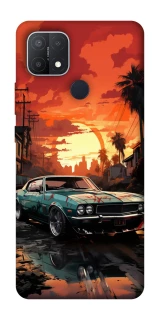 Чехол на Oppo A15s / A15 Car at sunset фото 1 из 1