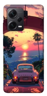 Чехол на Xiaomi Redmi Note 12 Pro+ 5G Porsche at sunset фото 1 из 1