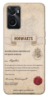 Чохол на Oppo A76 4G The Hogwarts acceptance letter фото 1 з 1