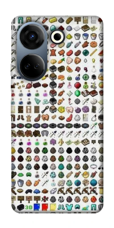 Чохол на TECNO Camon 20 Pro (CK7n) Minecraft v2 фото 1 з 1