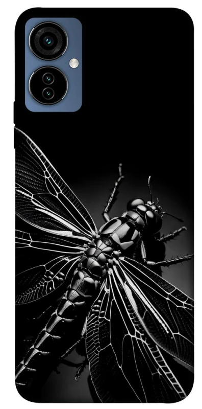 Чехол на TECNO Camon 19 Neo Black dragonfly фото 1 из 1
