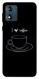 Чохол на Motorola Moto E13 Black coffee фото 1 з 1