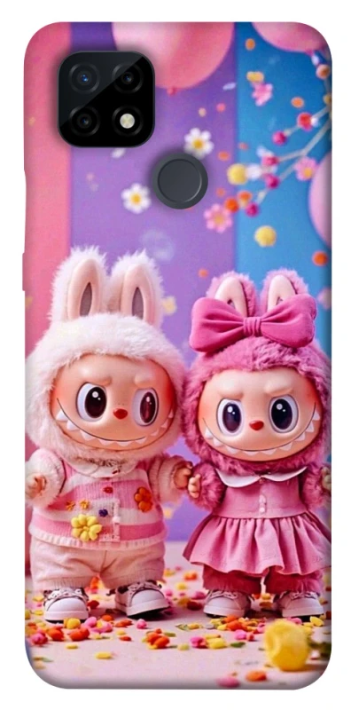 Чехол на Realme C21 Labubu twins ver.2 фото 1 из 1