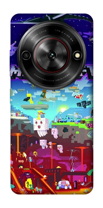 Чохол на ZTE Nubia Focus Minecraft world фото 1 з 1