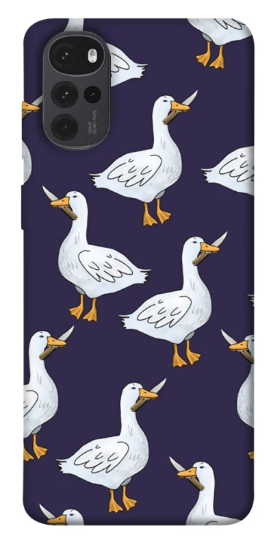 Чохол на Motorola Moto G22 Гуси з претензією фото 1 з 1