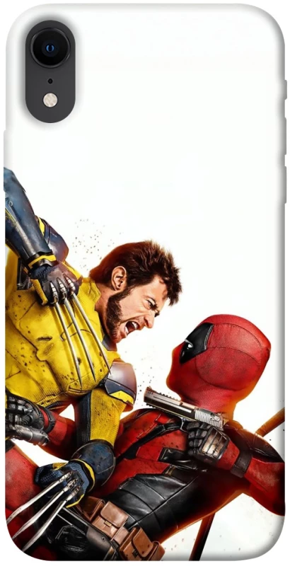 Чехол на Apple iPhone XR (6.1") Deadpool and Wolverine фото 1 из 1
