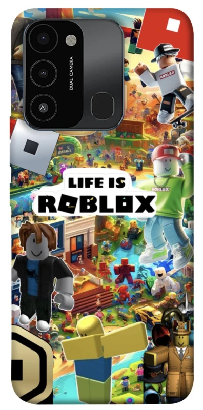 Чохол на TECNO Spark 8C Life is Roblox фото 1 з 1
