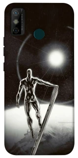 Чохол на TECNO Spark 6 Go Срібний серфер фото 1 з 1