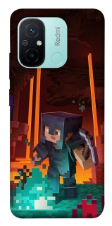 Чехол на Xiaomi Redmi 12C / Poco C55 Minecraft game adventure фото 1 из 1