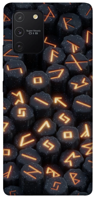 Чехол на Samsung Galaxy S10 Lite Огненые руны фото 1 из 1