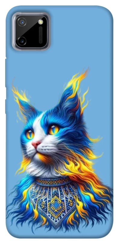 Чехол на Realme C11 Кот патриот фото 1 из 1