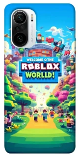Чехол на Xiaomi Redmi K40 / K40 Pro / K40 Pro+ / Poco F3 Roblox World фото 1 из 1