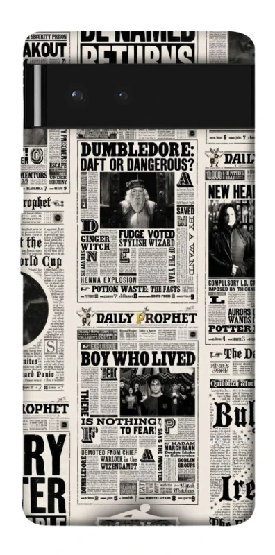 Чехол на Google Pixel 6 Harry Potter newspaper фото 1 из 1
