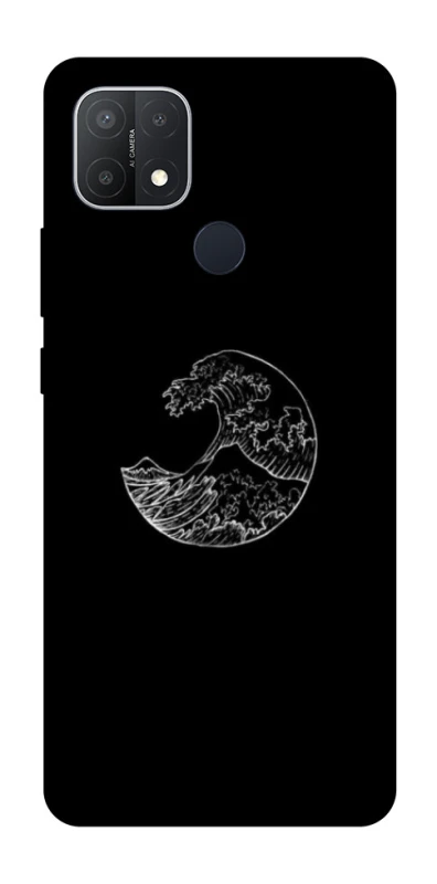 Чохол на Oppo A15s / A15 Black tsunami фото 1 Чохол на Oppo A15s / A15 Black tsunami фото 1 з 1