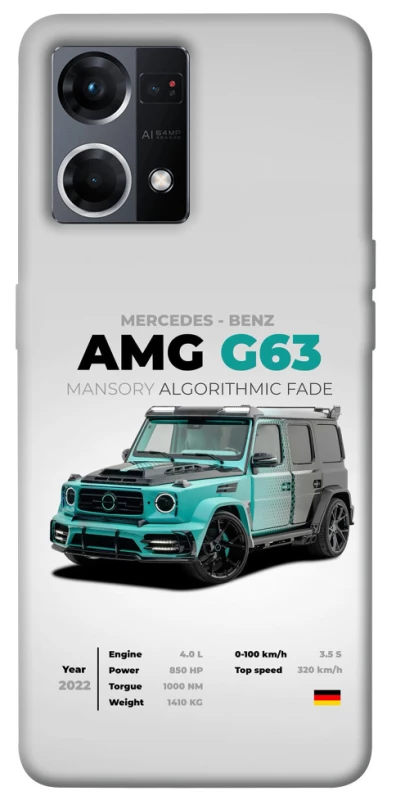 Чохол на Oppo Reno 7 4G Mint amg G63 фото 1 з 1