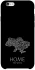 Чохол на Apple iPhone 6/6s plus (5.5") Ukraine black map фото 1 з 1