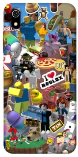 Чехол на Xiaomi Redmi 7A Roblox collage ver.5 фото 1 из 1