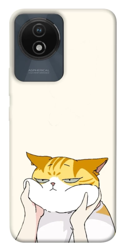Чохол на Vivo Y02 Cat bun фото 1 з 1