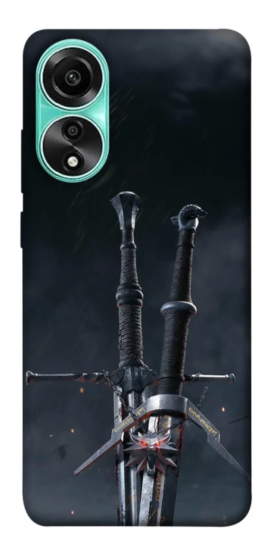 Чехол на Oppo A78 4G Мечи Ведьмака фото 1 из 1