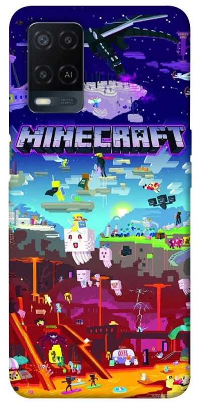 Чохол на Oppo A54 4G Minecraft world фото 1 з 1