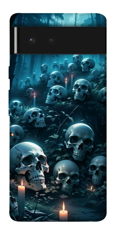 Чехол на Google Pixel 6 Skulls v3 фото 1 из 1