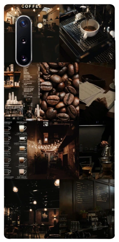 Чохол на Samsung Galaxy Note 10 Coffee collage ver.1 фото 1 з 1