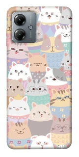 Чохол на Motorola Moto G14 Funny Kittens ver.2 фото 1 з 1
