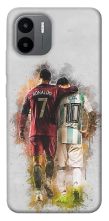Чохол на Xiaomi Redmi A1+ / Poco C50 / A2+ Ronaldo та Messi фото 1 з 1